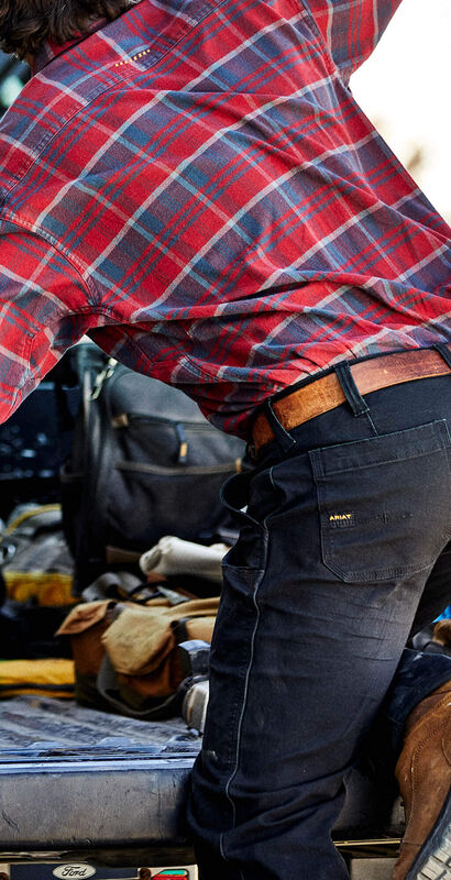 Rebar M7 Slim DuraStretch Made Tough Double Front Straight Pant Lifestyle